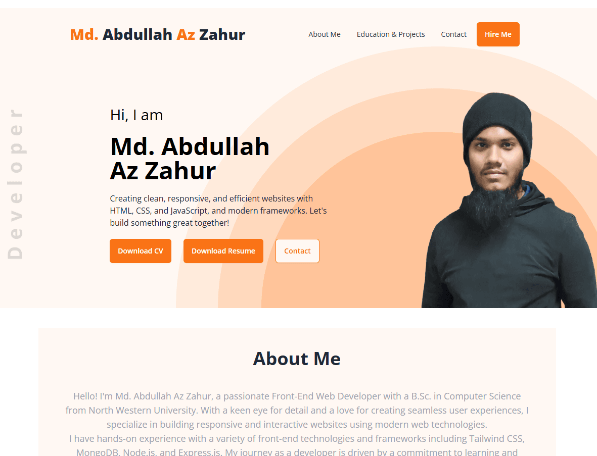Portfolio v1 project showcase